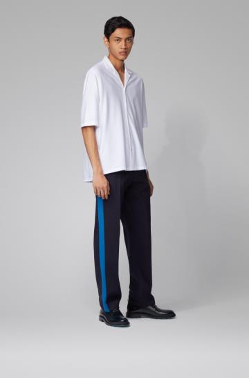 Koszula BOSS Cotton Regular Fit Białe Męskie (Pl30403)